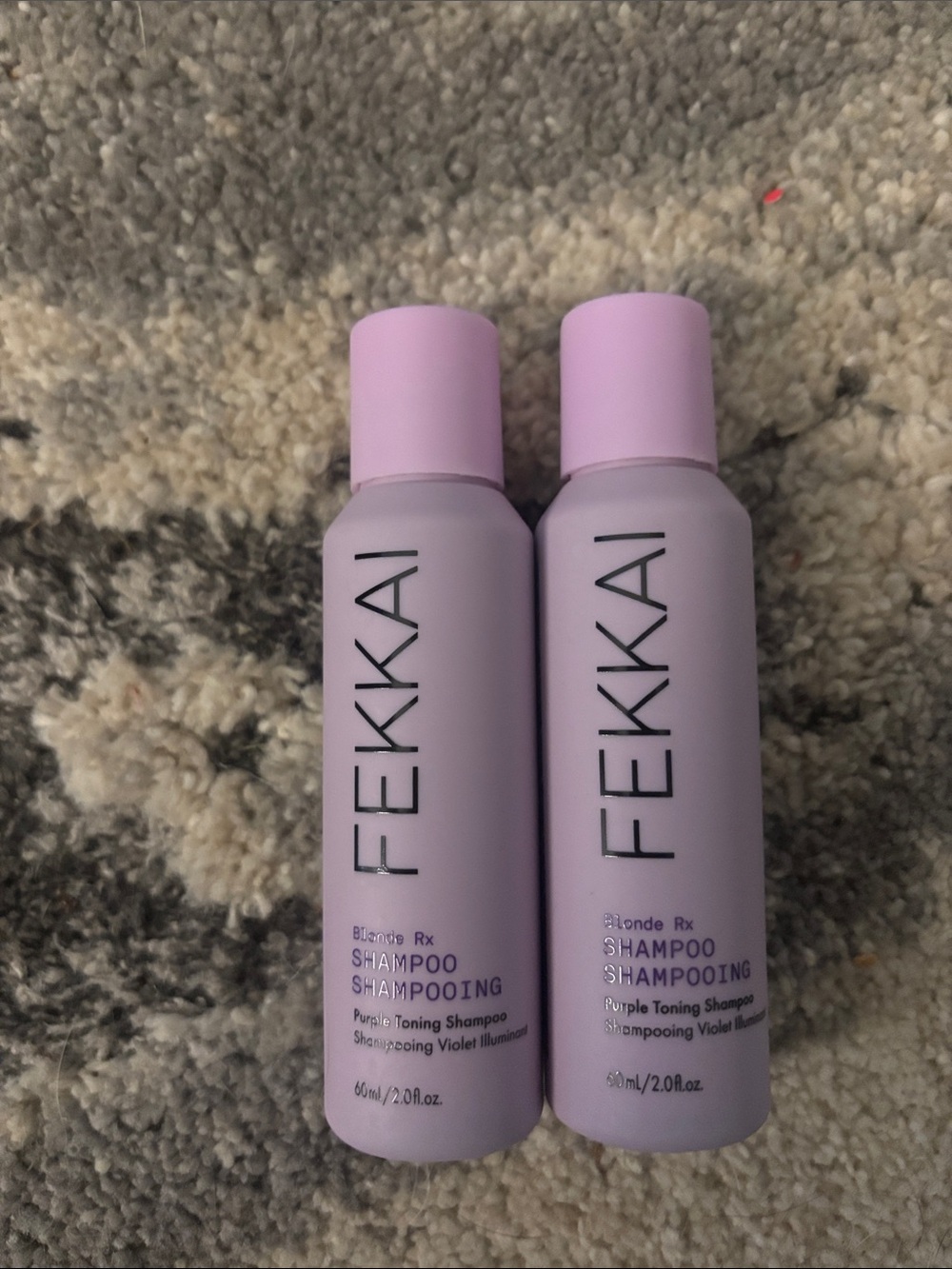 FEKKAI Blonde Rx Purple Toning Shampoo - set of 2 (613)